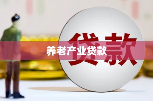 毕节养老产业贷款