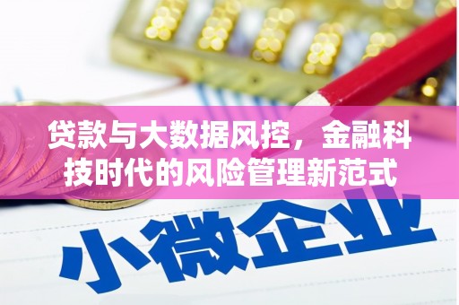 闵行贷款与大数据风控，金融科技时代的风险管理新范式