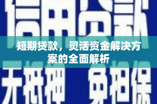 耀州短期贷款，灵活资金解决方案的全面解析