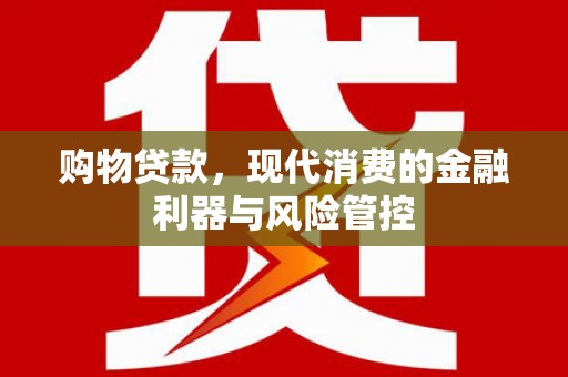 颍上购物贷款，现代消费的金融利器与风险管控