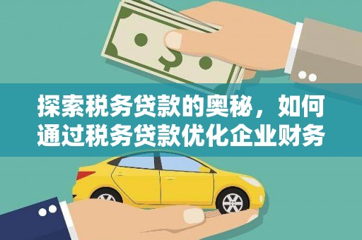 色达探索税务贷款的奥秘，如何通过税务贷款优化企业财务