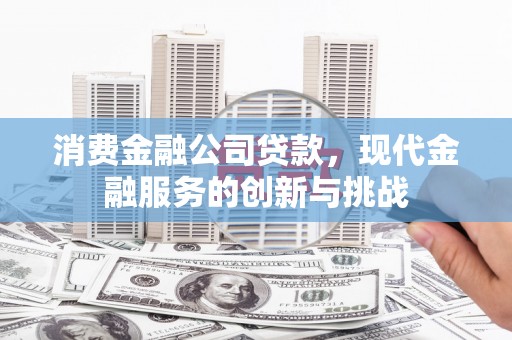 新都消费金融公司贷款，现代金融服务的创新与挑战