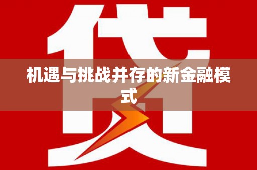 秀林机遇与挑战并存的新金融模式