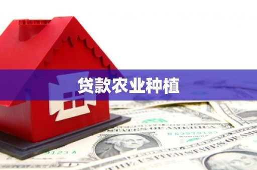 康保贷款农业种植
