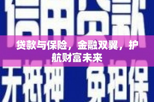 定远贷款与保险，金融双翼，护航财富未来