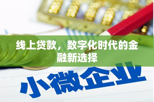 雄县线上贷款，数字化时代的金融新选择