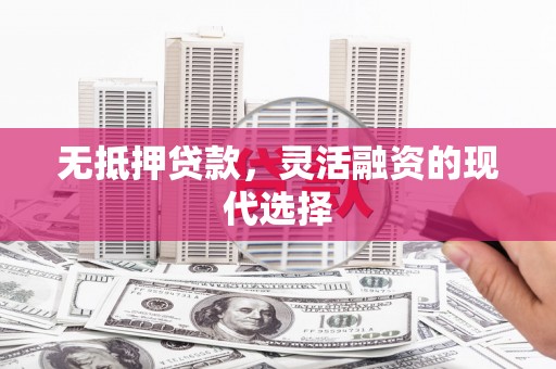 林周无抵押贷款，灵活融资的现代选择