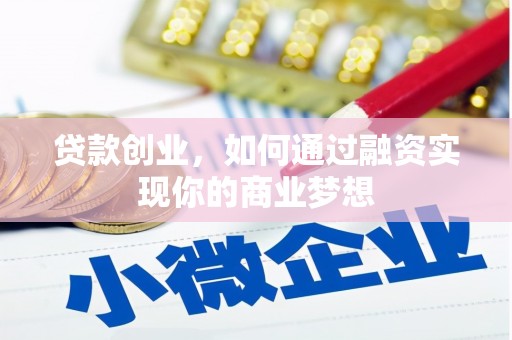 苑里贷款创业，如何通过融资实现你的商业梦想