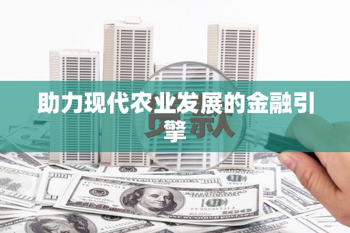 兰考助力现代农业发展的金融引擎