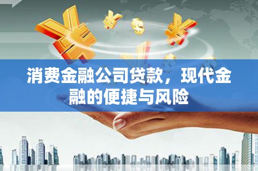 道里消费金融公司贷款，现代金融的便捷与风险
