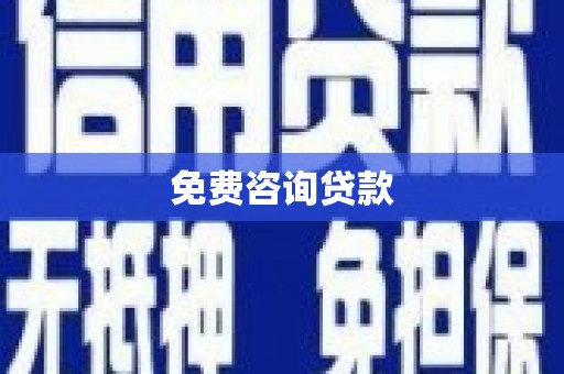 利津免费咨询贷款