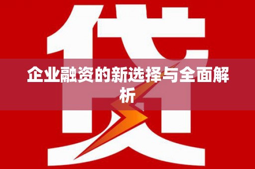 东阿企业融资的新选择与全面解析